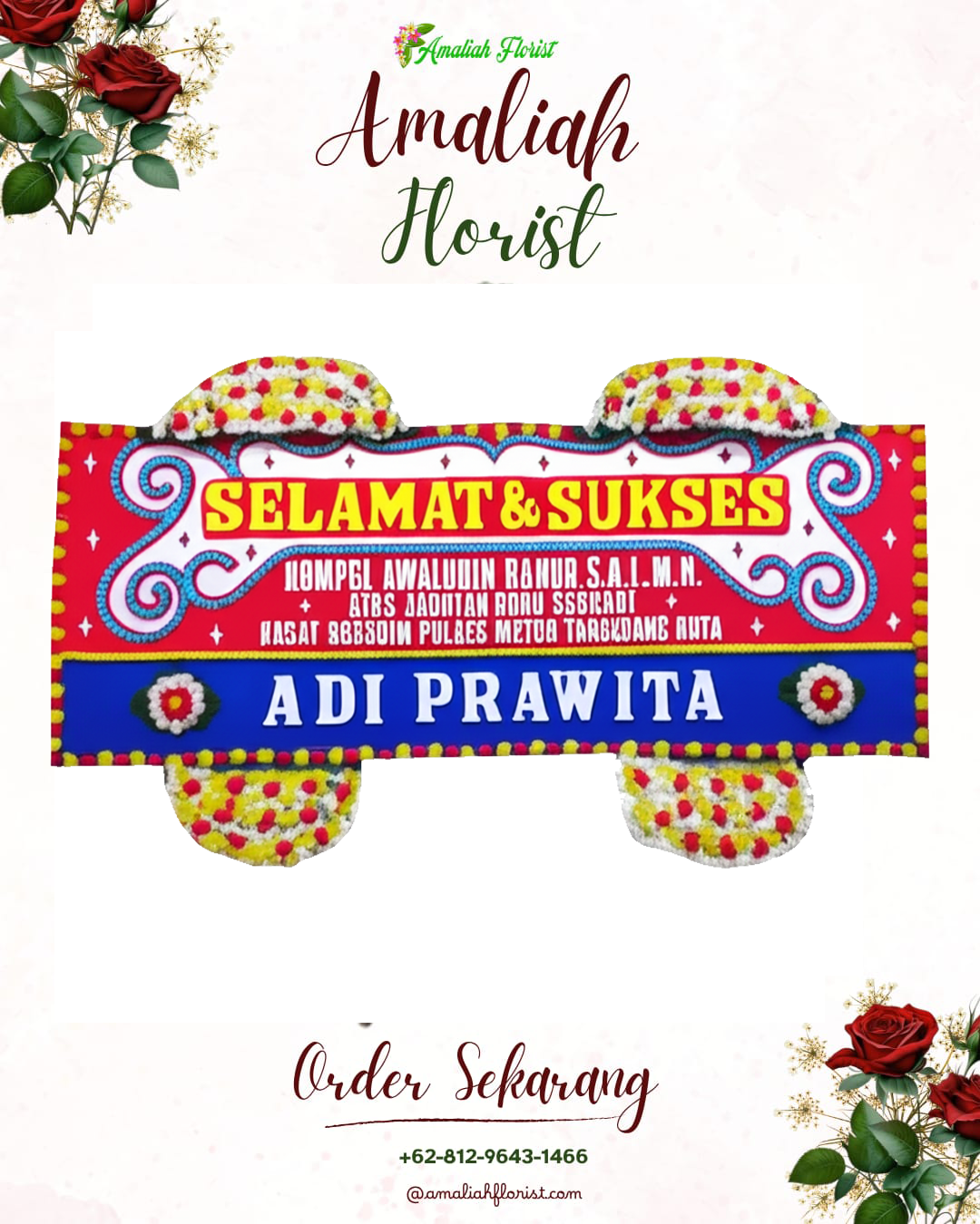 Papan Bunga Ucapan Selamat Sukosari