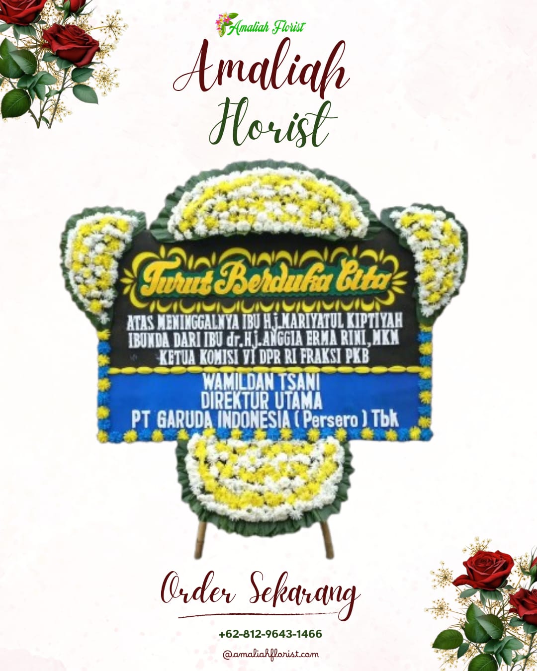 Papan Bunga Duka Sukosari